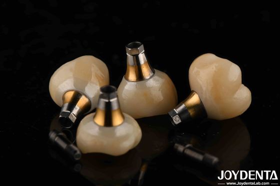 4.1mm ব্যাসার্ধ টাইটানিয়াম ডেন্টাল সমাপ্তি Abutments রৌপ্য সঙ্গে থ্রেড পিচ 1.5mm