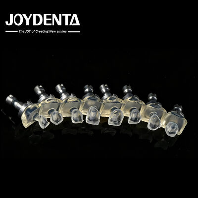 উচ্চ স্বচ্ছ গ্লাস পোরসেলান দাঁত ফিনিস উচ্চ শক্তি 0.3-0.8 মিমি বেধ